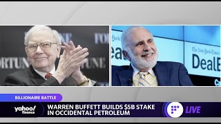 Warren Buffett and Carl Icahn take opposite positions on Occidental [upl. by Carolus]