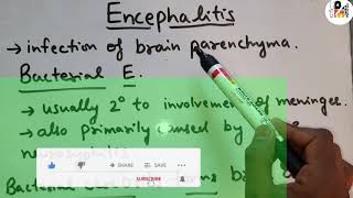 Encephalitis  Bacterial encephalitis [upl. by Olmsted]