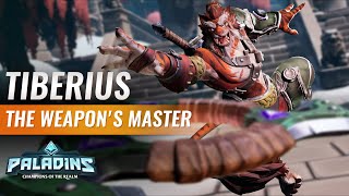 Paladins  Champion Teaser  Tiberius the Weapons Master [upl. by Yzeerb]