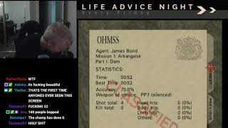 GOLDENEYE N64  DAM AGENT 052  UNTIED WORLD RECORD [upl. by Eniamraj]