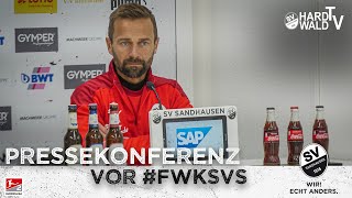 Pressekonferenz  Würzburger Kickers  SV Sandhausen [upl. by Roban]