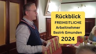 FPÖ Bad Goisern Stefan Lichtenegger gibt Jahresrückblick bezüglich freiheitliche Arbeitnehmer [upl. by Silevi651]