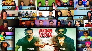 Vikram Vedha Official Trailer Reaction Hrithik Roshan Saif Ali Khan  Mixed Mashup [upl. by Cirted51]