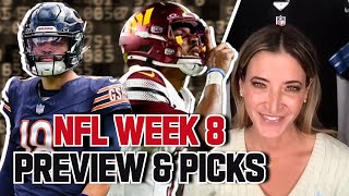 NFL Week 8 Preview amp Picks 🏈 [upl. by Anorahs]