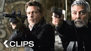 WOLFS All Clips amp Trailer Brad Pitt amp George Clooney [upl. by Goldfarb211]