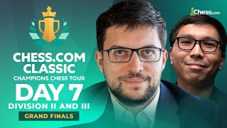 MVL vs Wesley amp Andreikin vs Grandelius  Chesscom Classic 2024 Div II amp Div III Grand Finals [upl. by Odicalp]