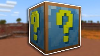 I Made My Own LUCKY BLOCK Addon for Minecraft Bedrock [upl. by Haridan]