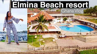 A Trip to Elmina Beach Resort Ghana Travel Vlog [upl. by Earal]