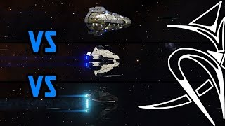 Python vs Krait mk2 vs Krait Phantom Elite Dangerous [upl. by Ensoll]