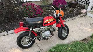 1978 Honda MiniTrail 50 [upl. by Helbonnah]