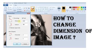 How to change dimension of image [upl. by Sileray]