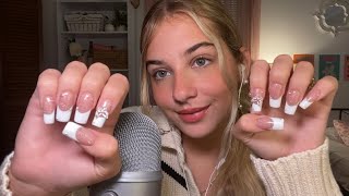 ASMR Long Nail Tapping and Whispering 🍒 [upl. by Kampmann]