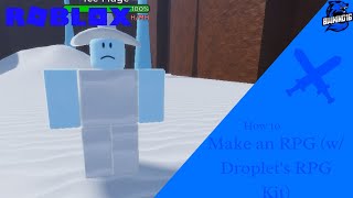 How to Make a Roblox RPG Better Mobs and Maps Droplets RPG Kit Roblox Studio BWKing16 [upl. by Younger]