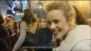 RACHEL McADAMS INTERVIEW IRENE ADLER SHERLOCK HOLMES WORLD FILM PREMIERE [upl. by Vasilis594]