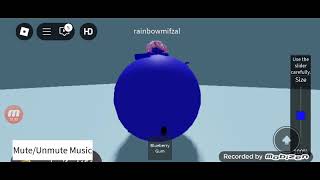 Roblox inflation blueberry gum everything cleaned [upl. by Hutton797]