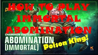 How To Play Immortal Abomination [upl. by Kcinnay]