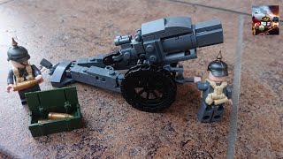 21 cm mörser 16  lego ww1 mortar Instructions [upl. by Auberon729]