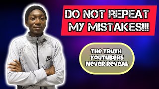 AVOID THESE My 3 BIGGEST Mistakes When Starting My Youtube Channel [upl. by Alexa525]