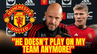 TEN HAGs BOMBSHELL Højlund Wont Play for Me AGAIN  man united news [upl. by Anyer]