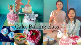 Cake Baking Class  Two days cake baking workshop 👩🏻‍🍳👩🏻‍🍳 [upl. by Lynad]