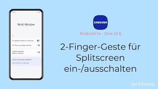 2FingerGeste für Splitscreen einschalten oder ausschalten  Samsung Android 14  One UI 6 [upl. by Pfeifer58]