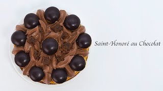 초콜릿 쌩토노레 SaintHonoré au Chocolat SUB ENFR Caramel Streusel [upl. by Thorsten]