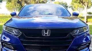 Front Grille Trim Covers Chrome Delete on Honda Accord 20182019 [upl. by Ahusoj]