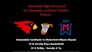 Annandale vs WatertownMayer JV Boys Basketball [upl. by Affer]