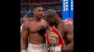 Respect 🤝 Anthony Joshua And Daniel Dubois Embrace At Final Bell [upl. by Notfol]