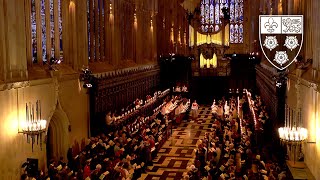 Hark the heraldangels sing Descant David Willcocks  Carols from Kings 2021 [upl. by Aratehs]