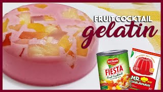 Fruit Cocktail GELATIN  Easy Desserts  Mamas Kitchen [upl. by Mohl264]