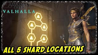 All 5 Shard Locations in Assassins Creed Valhalla Kassandra DLC Crossover Story Counting Sheep [upl. by Desberg]