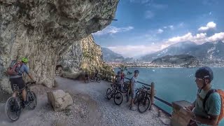 Sentiero Del Ponale Riva Del Garda MTB Trail ITALY [upl. by Gottlieb]