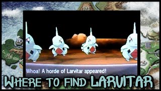 POKEMON XY  Where to find LARVITAR [upl. by Acnaib]