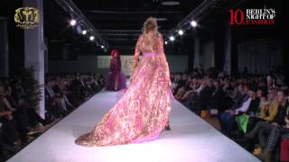 Catwalk Natalie Janke Haute Couture  10 Berlins Night of Fashion BNOF [upl. by Epperson]