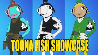 TOONA FISH SKIN SHOWCASE in Fortnite [upl. by Adnohsor809]