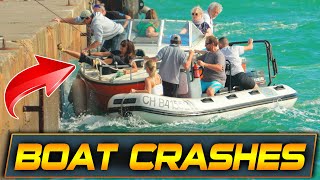 WORST BOAT CRASHES IN THE HISTORY OF HAULOVER INLET  BOAT ZONE [upl. by Ahsinert]