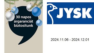 Jysk akciós újság HU 20241106  20241201 [upl. by Bast]