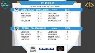 Leederville CC Senior Men D v Quinns Rocks D  Bouncer Sports Centre [upl. by Ydnal909]