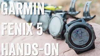 GARMIN FENIX 5 HANDSON DETAILS [upl. by Hedvah169]