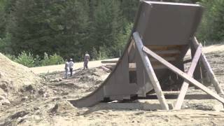 Building MTB slopestyle course at Whistler  Red Bull Joyride 2014 [upl. by Waddell582]