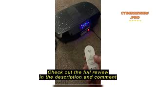 Review FLYBIRD Vibration Plate Exercise Machine Lymphatic Drainage Machine Whole Body Workout Vibr [upl. by Sew]