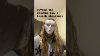 Trying the sia 1 breath challenge [upl. by Mariken354]