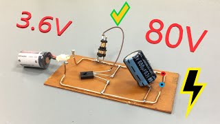 36V to 80V DC Booster  Voltaj Yükseltici Devre [upl. by Ahsenet]