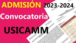 Convocatoria Admisión Docente 2023 2024 [upl. by Flynn]