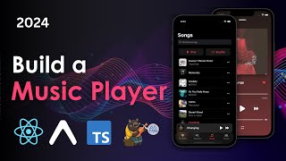 Build a Music Player app with React Native Expo Typescript and Zustand [upl. by Huesman]