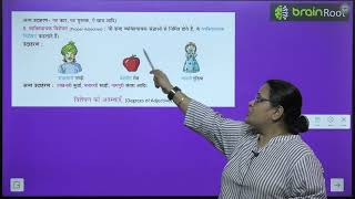 BRAIN ROOT HINDI VYAKRAN CLASS 3 CHAPTER 10 VISHESHAN [upl. by Romano]