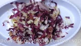 STRACCETTI DI POLLO RADICCHIO E FUNGHI PLEURS ALLACET [upl. by Hilton]