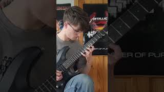 Blackened  1st Guitar Solo shorts guitar metallica kirkhammet guitarsolo andjusticeforall [upl. by Urbannal]