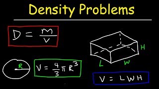 Density Practice Problems [upl. by Ayotnom228]